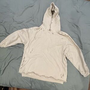 NWOT XL Cream Free People Hoodie